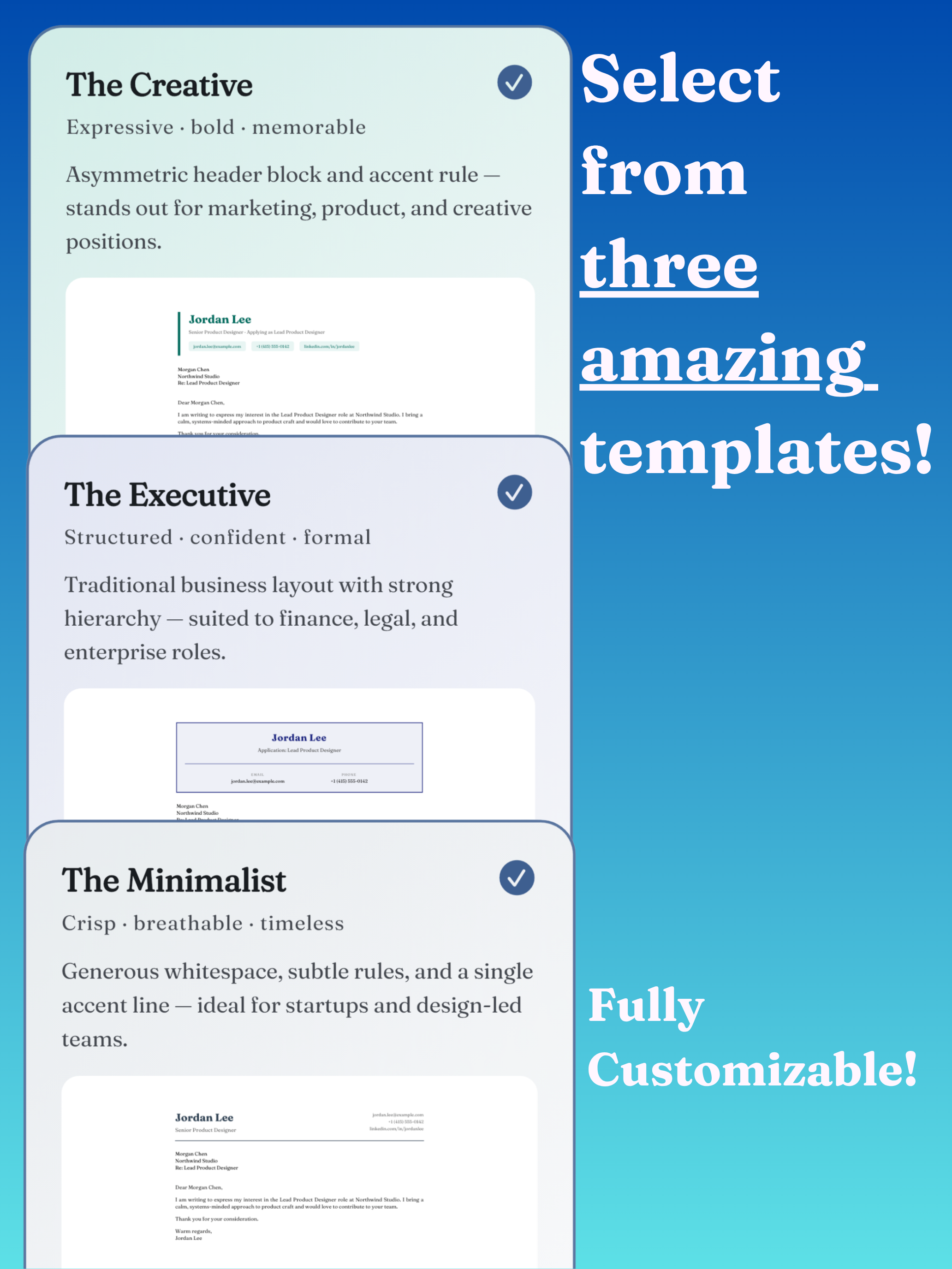 AI Cover Letter Builder