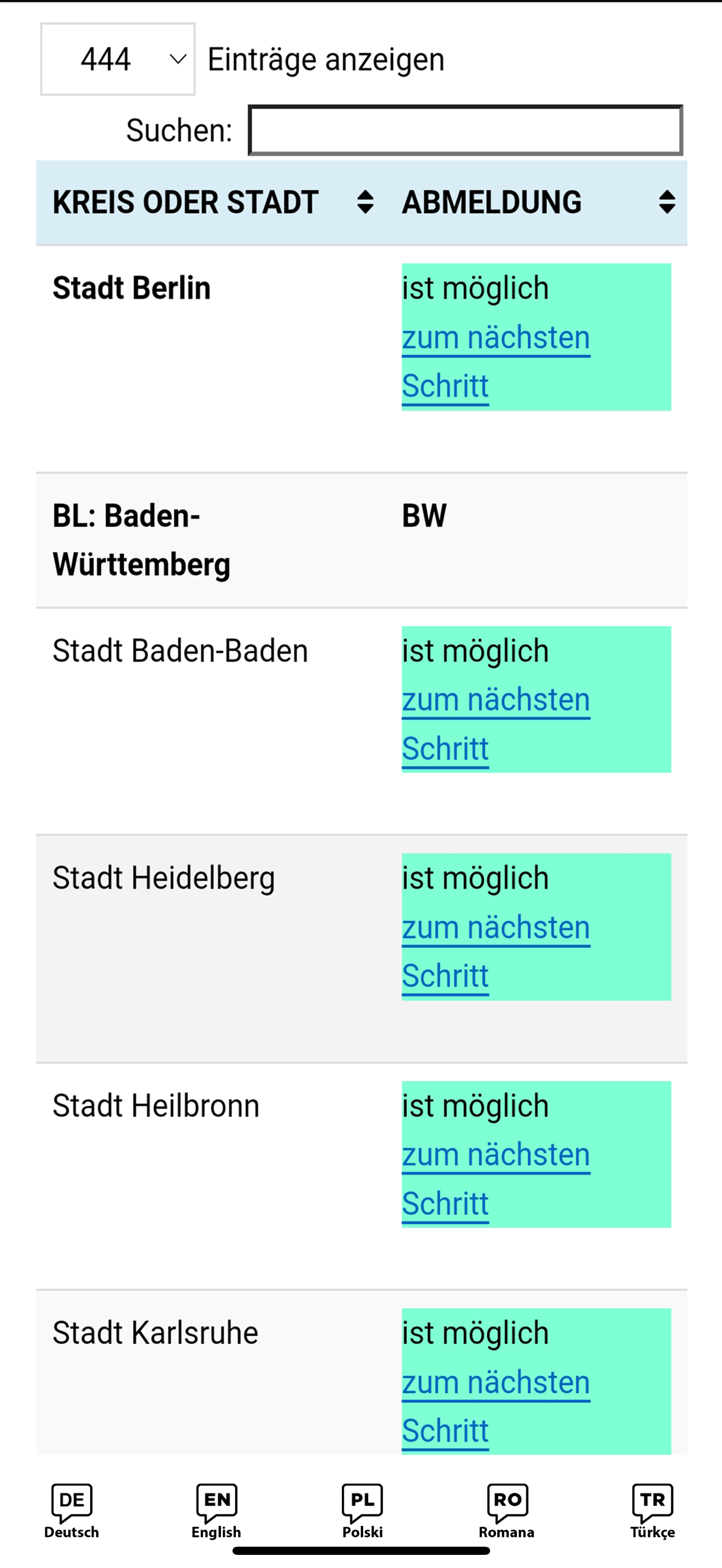 Kfz online abmelden