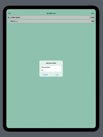 Dhikrmatic: Tasbeeh Counter iPad screenshot