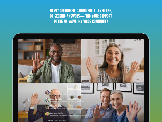 My Valve My Voice iPad screenshot 1 - Health & Fitness app