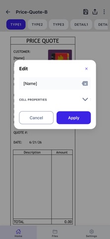 Work Estimate iPhone screenshot