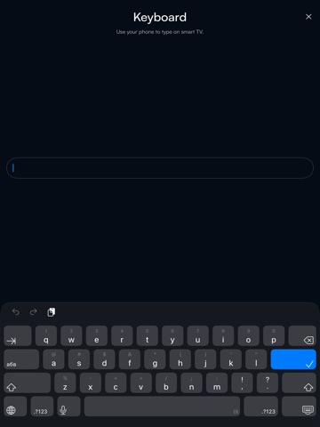 TV REMOTE FOR ONN iPad screenshot