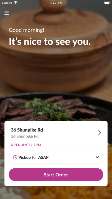 App screenshot