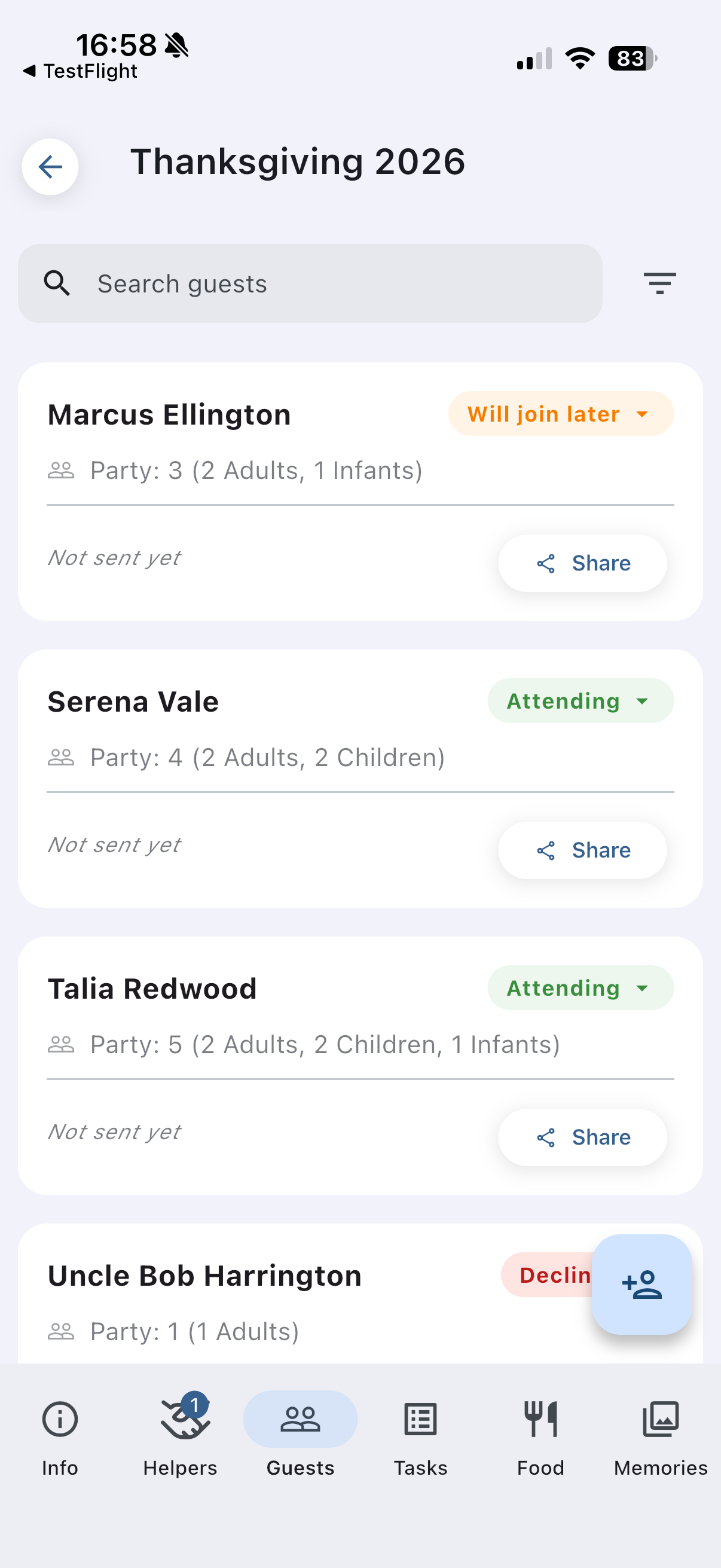 PlanningInSync – Event Planner screenshot 3