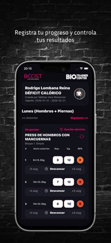 BOOST Plan-Track-Improve screenshot