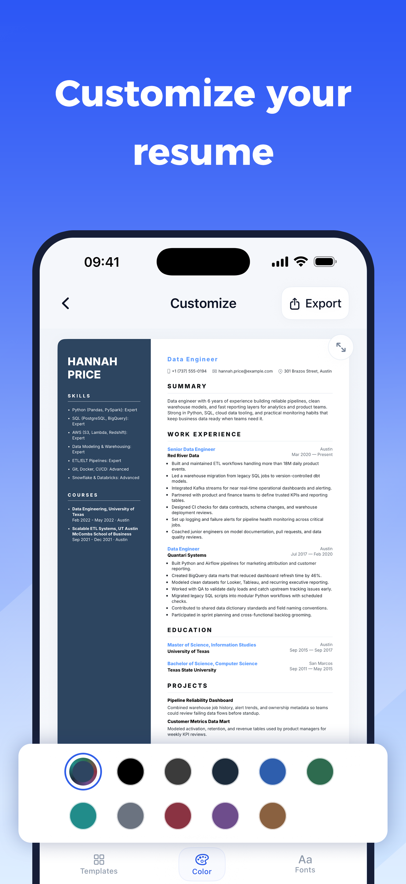 Resume Builder: Resuvo screenshot 4