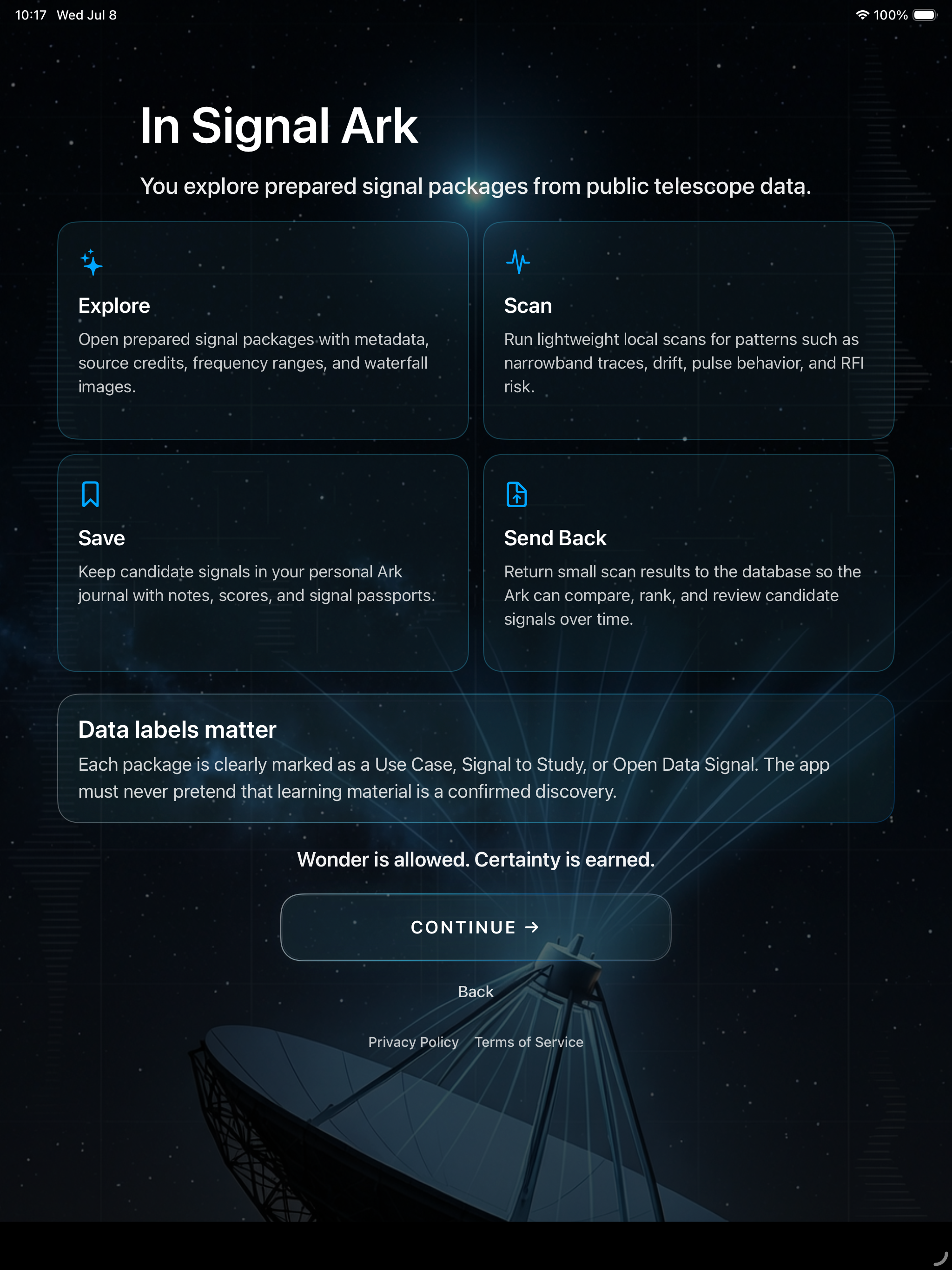 Signal Ark: SETI Explorer screenshot 11