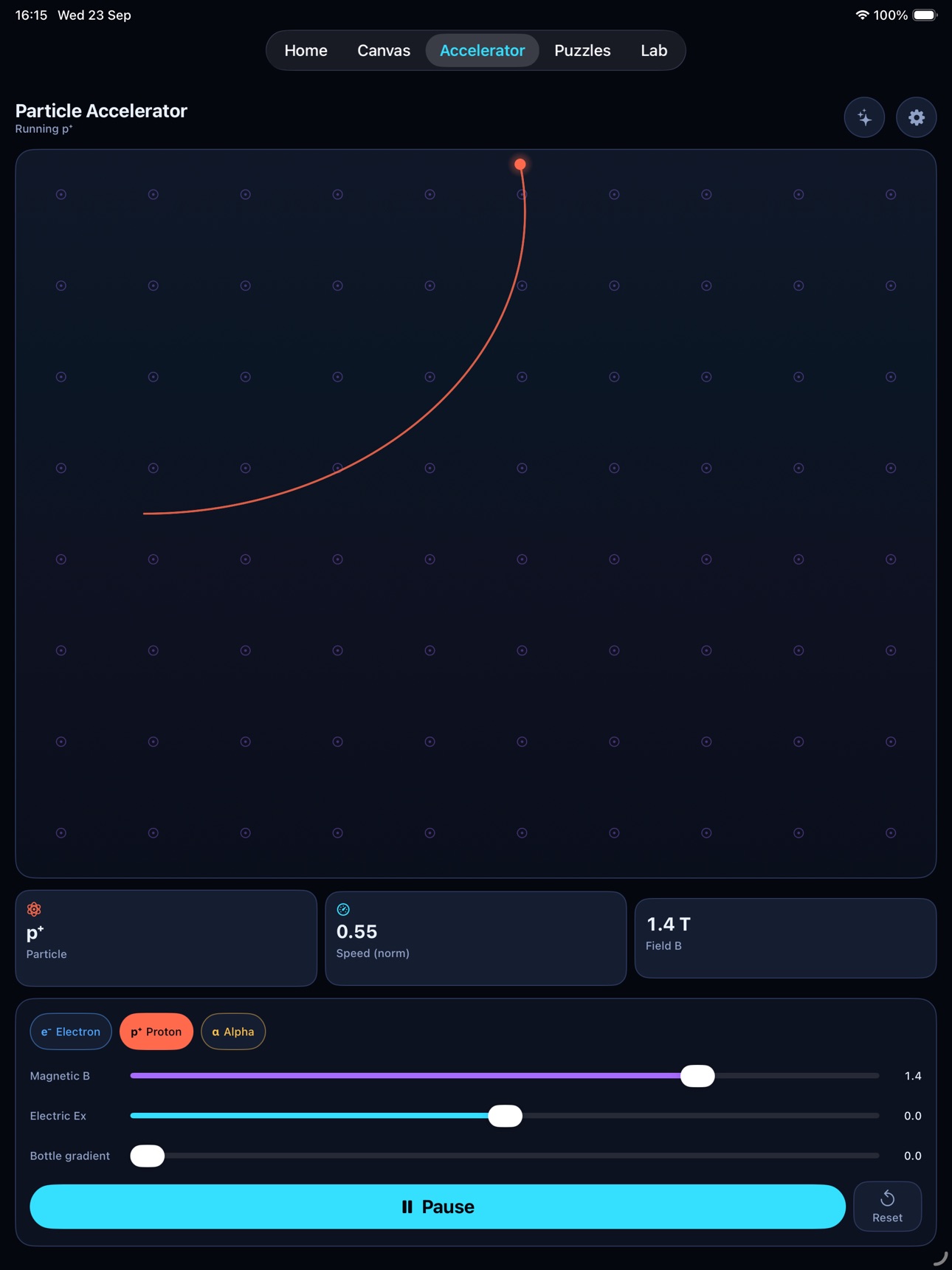 Screenshot 9 of FieldFlux: Fields & Particles