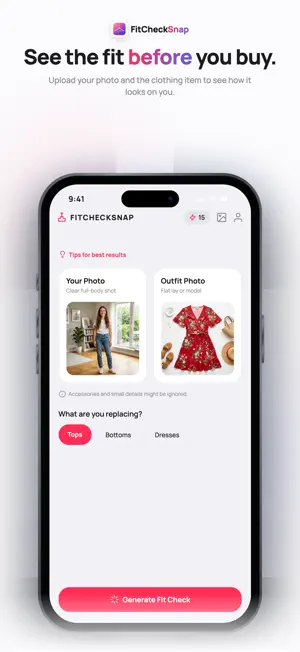 FitCheckSnap: AI Try-On screenshot 1