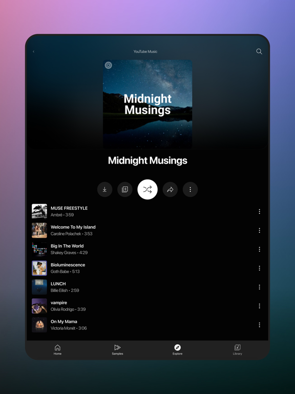 YouTube Music App Store preview screenshot 9