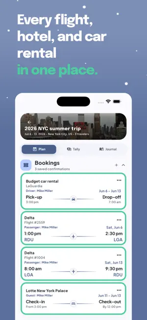 TallyTrip: Travel Planner screenshot 2