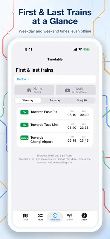 Singapore MRT LRT Offline screenshot 5 of 9