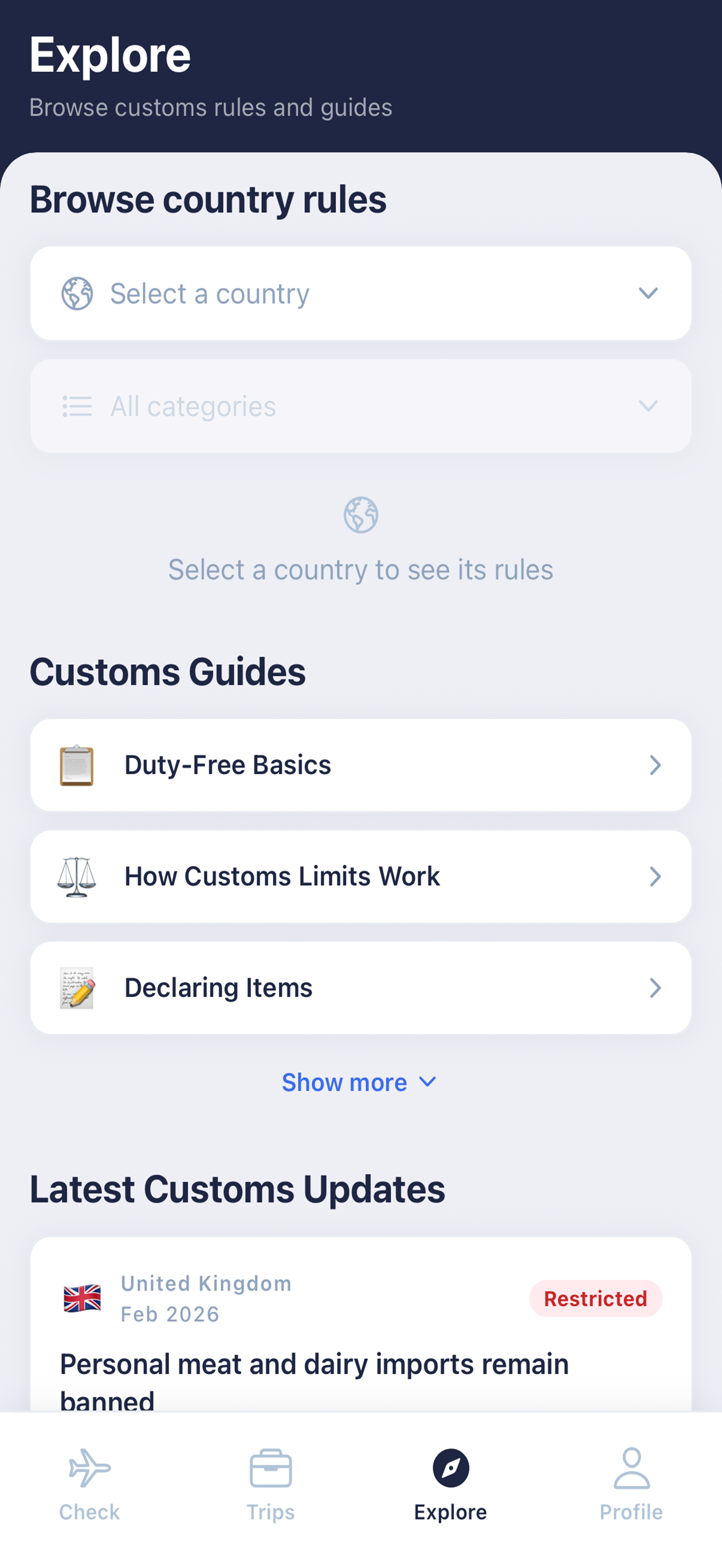CustomsLimit screenshot 6