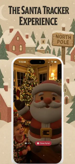 Santa Tracker - Live AR Radar screenshot 1