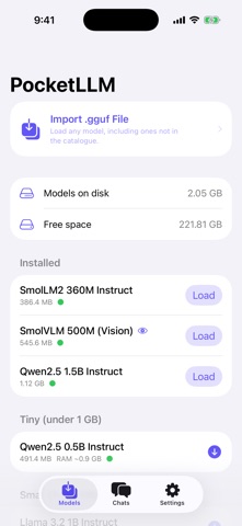 PocketLLM: Offline AI Chat Screenshot 5 of 7