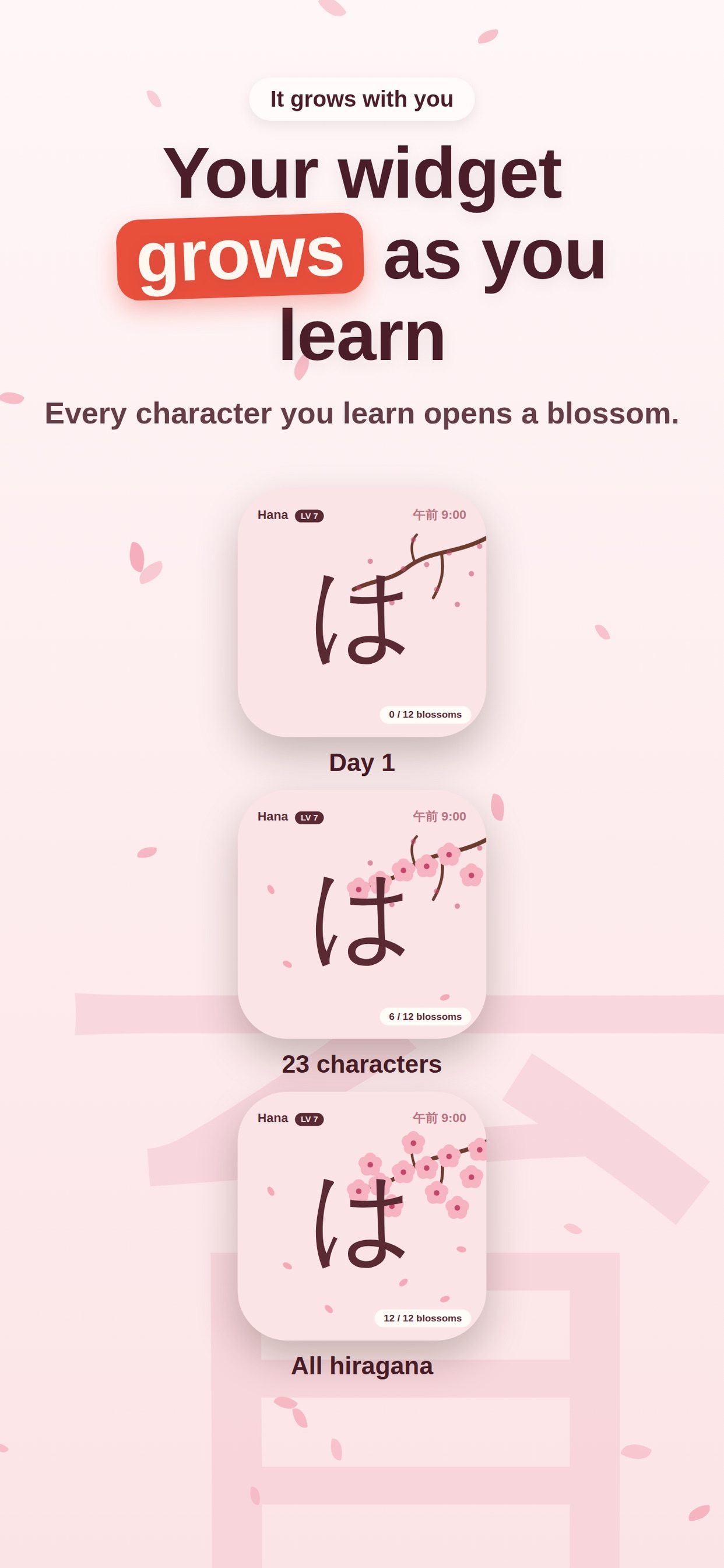 Screenshot 4 of Yuno: Learn Japanese Widget