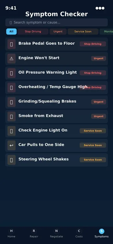 My Car Repair Advisor screenshot 4