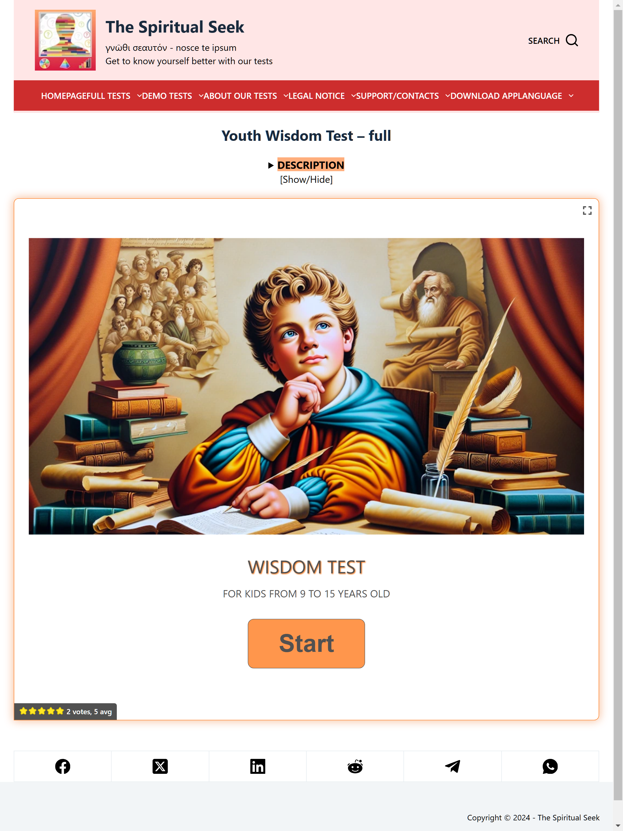 Spiritual Personality Tests