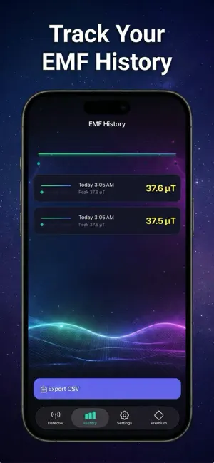 EMF Detector - Magnetic Waves screenshot 2