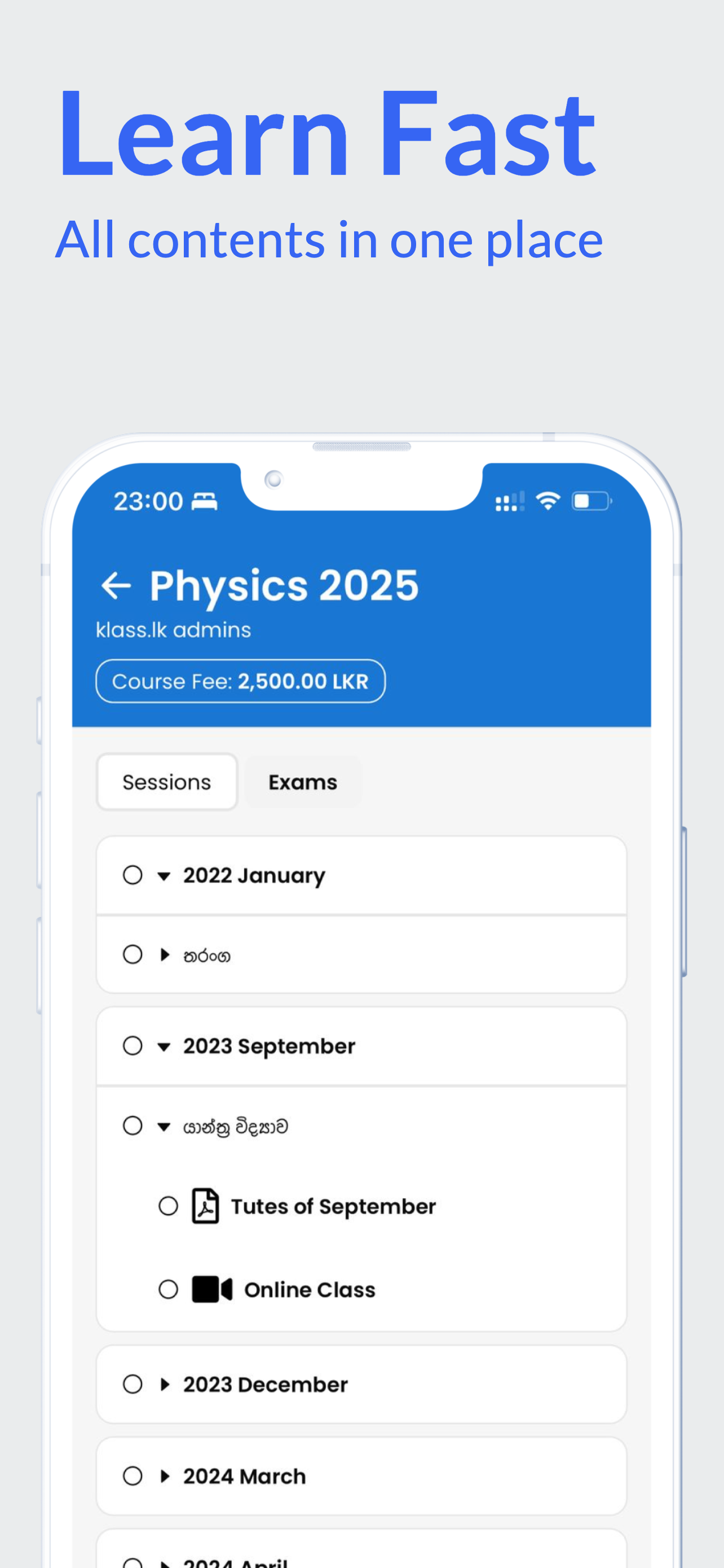 Klass Student App