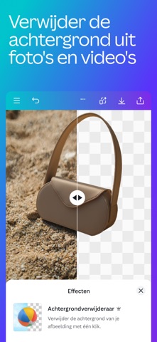 Canva: foto en video bewerken App Store preview screenshot 3