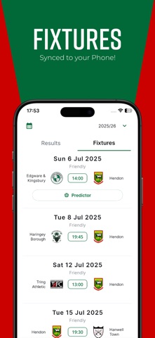 Hendon FC screenshot