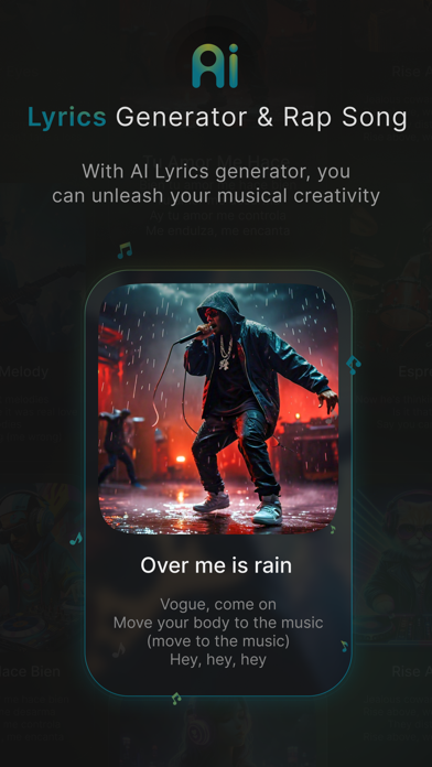 AI Lyrics Generator & Rap Song Screenshot