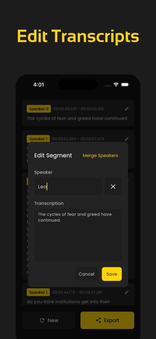 Offline Transcribe, TranscriAI Screenshot 6 of 8