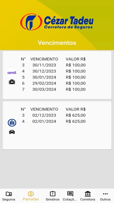 Cézar Tadeu Seguros Screenshot