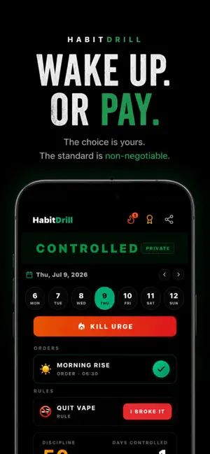 HabitDrill- Wake up early screenshot 1