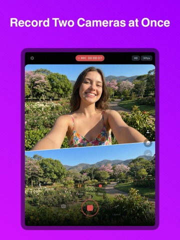 CameraFy - Dual Camera Double iPad screenshot