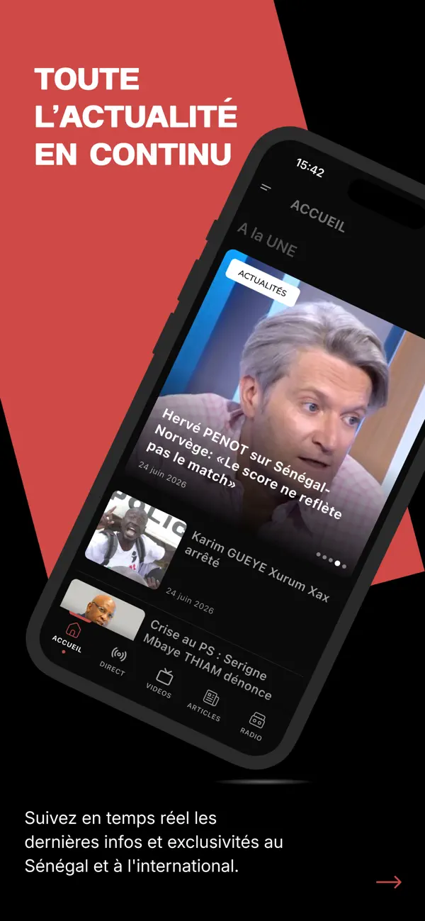Screenshot #2 pour Walfadjri Officiel