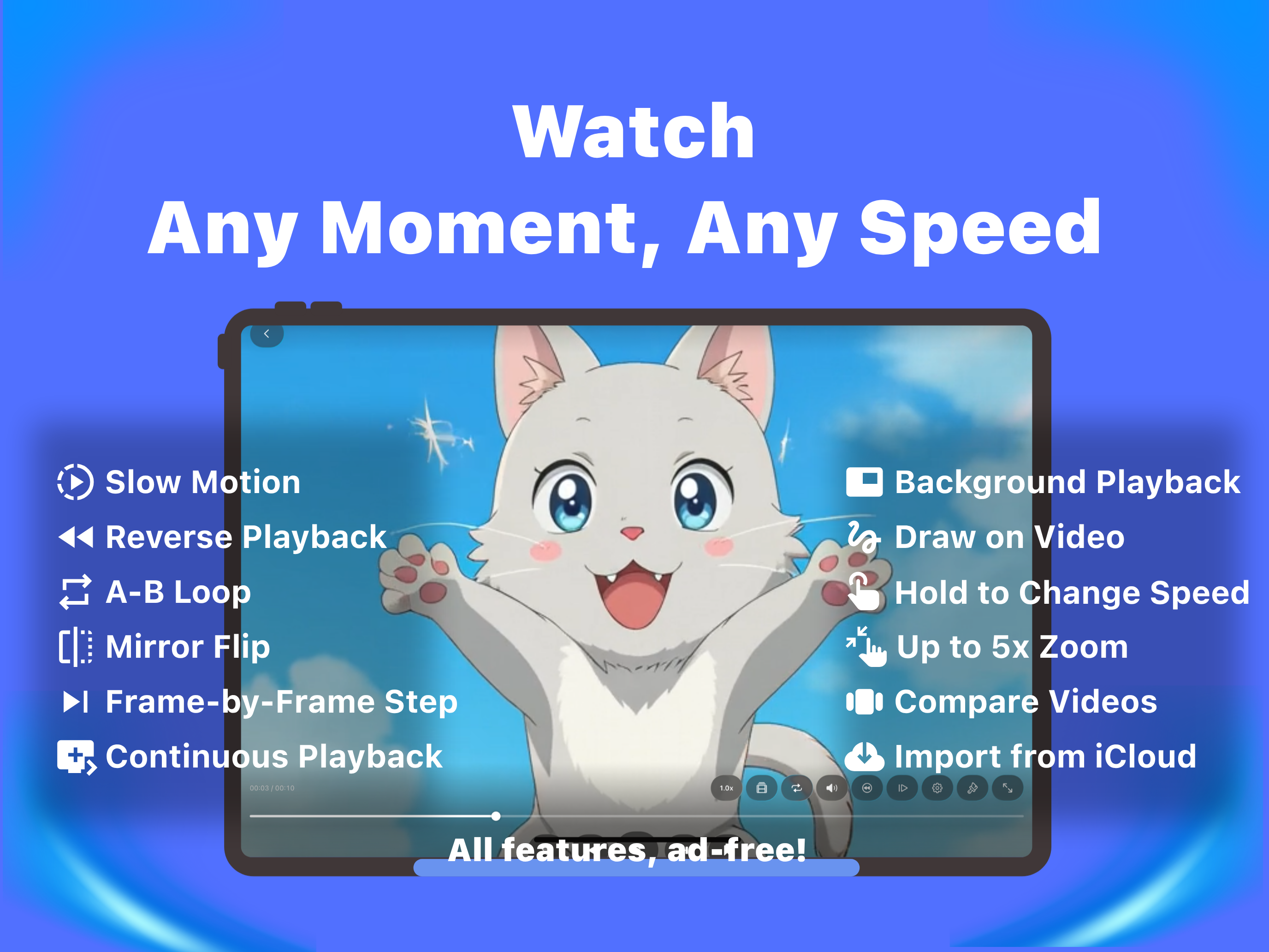 MotiMoti - Slow Motion Player screenshot 3