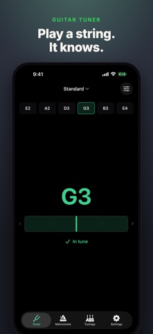 Retune - Guitar & Bass Tuner screenshot