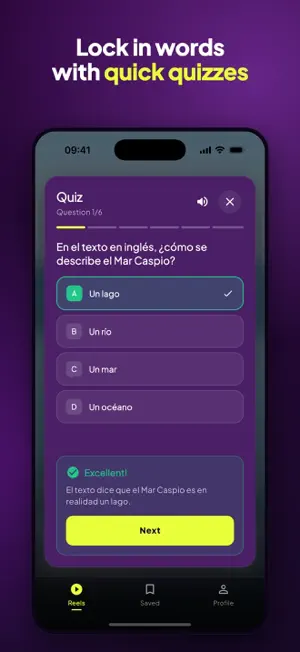 Reelingo: Learn English Reels screenshot 3