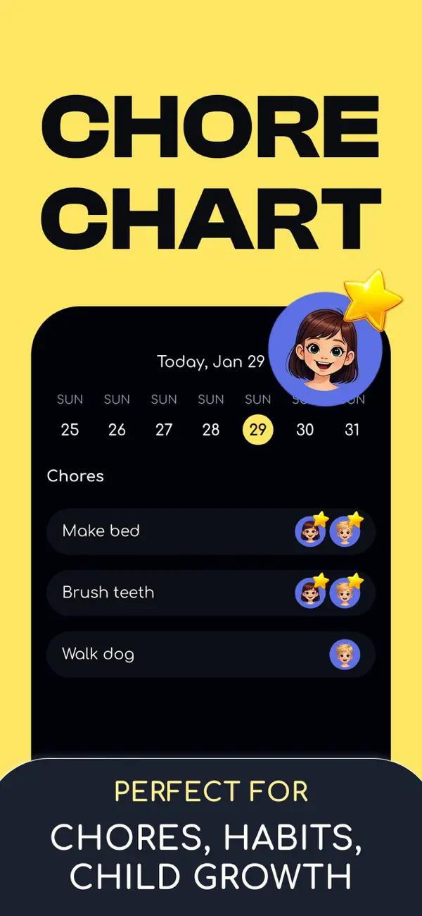 Screenshot #1 pour Chore Chart: Reward Chart List