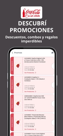 Coca-Cola a Un Click iPhone screenshot 3