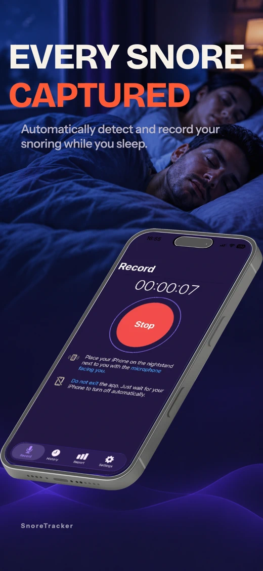 SnoreTracker:Snoring Recorder screenshot 4