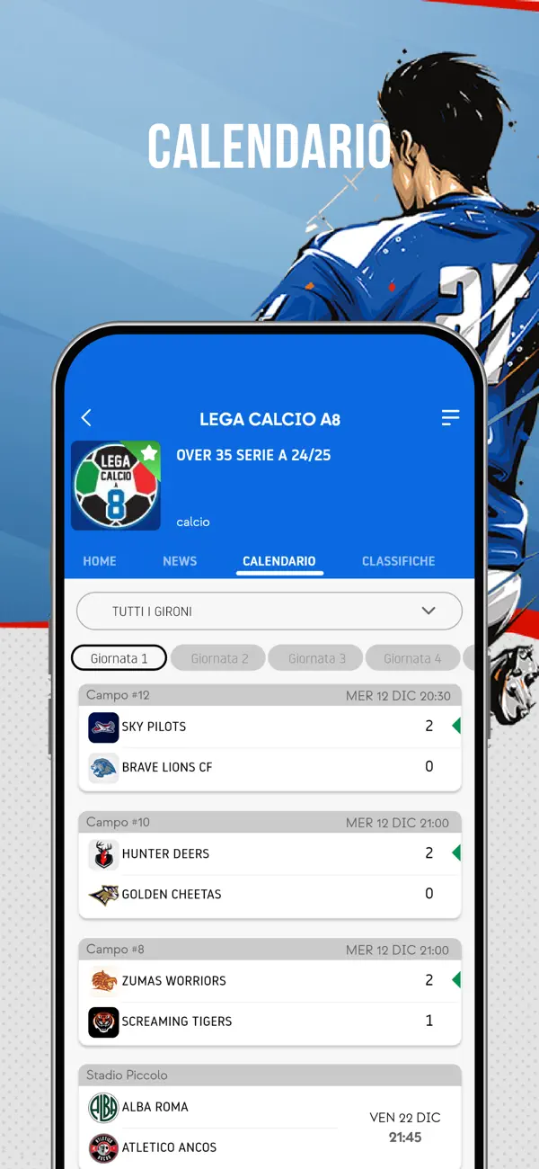 Screenshot #3 pour Lega Calcio a 8