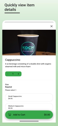 Koch Coffee & Carry-Out iPhone screenshot