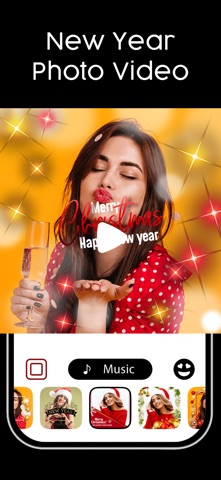 New Year Photo Video Maker screenshot