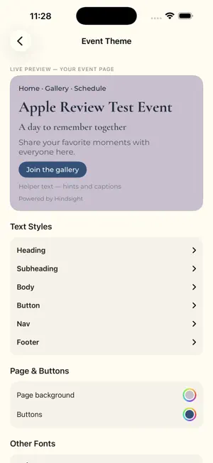 Hindsight: Event Photo Sharing screenshot 2