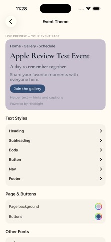 Hindsight: Event Photo Sharing Screenshot 2 of 7