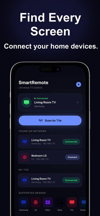 SmartRemote: TV Wi-Fi Control Screenshot 2 of 6