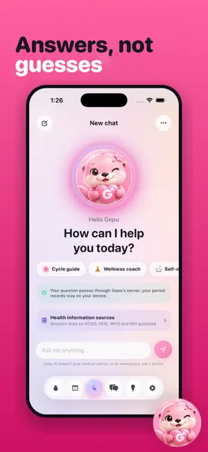 Gepu: Period & Cycle Tracker screenshot 2