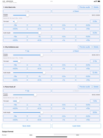 Useful Sound Stitch iPad screenshot