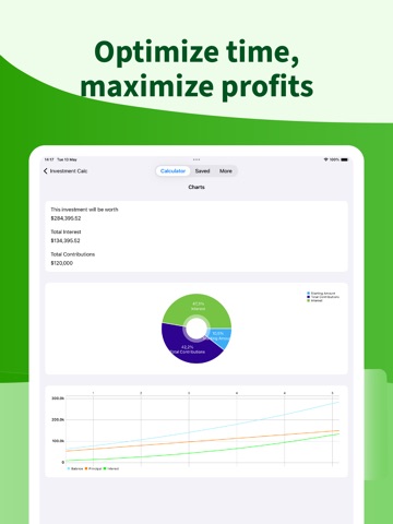 Investment Calculator - Calc iPad screenshot