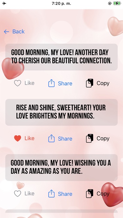 Love messages, quotes Screenshot