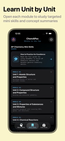 ChemAPex: AP Chem Prep Skills iPhone screenshot