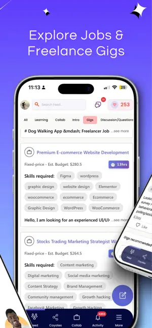 Feedcoyote: Freelancing & Jobs screenshot 2